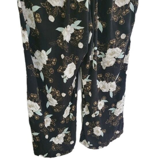 Torrid Wide Leg‎ Pants Women's 3x Floral Pull On Pockets Elastic Waistband - Picture 9 of 9